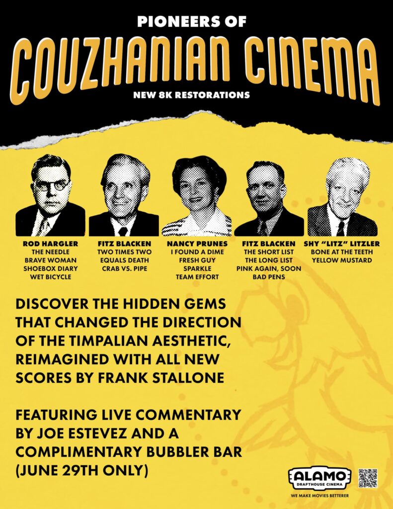 Now not at the Alamo Drafthouse: Pioneers of Couzhanian Cinema