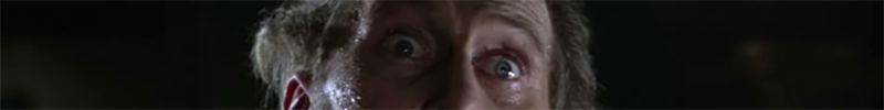 Peter Cushing's eyes in The Gorgon.