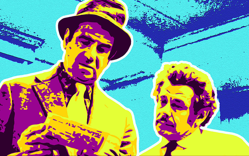 Walter Matthau and Jerry Stiller in The Taking of Pelham One Two Three